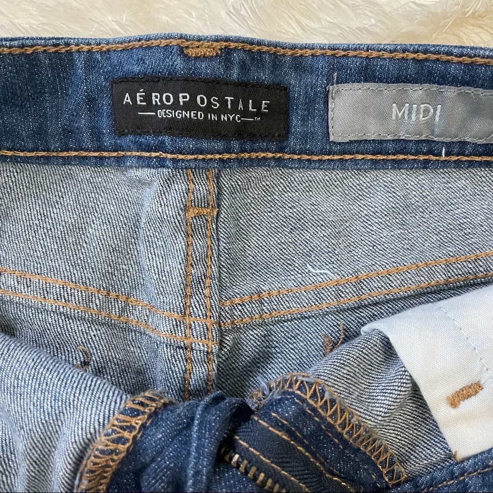 NWOT MIDI Ripped Shorts - Picture 4 of 5